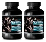Men pills to last longer - MALE VIRILITY 1300 Mg - ADVANCED FORMULA - MALE ENHANCEMENT SUPPLEMENT - maca bulk - 2 Bottles (120 Tablets)