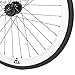 Retrospec Bicycles Mantra Fixed-Gear/Single-Speed Wheel Set with 700cm x 23C Kenda Kwest Tires and Sealed Hubs, White