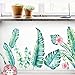 DERUN TRADING Leaf Wall Decals Palm Tree Wall Decals Green Leaves Wall Paper Evergreen Wall Sticker Removable Decal Peel and Stick Giant Wall Decals Painterly Ivy Peel and Stick Wall Decals