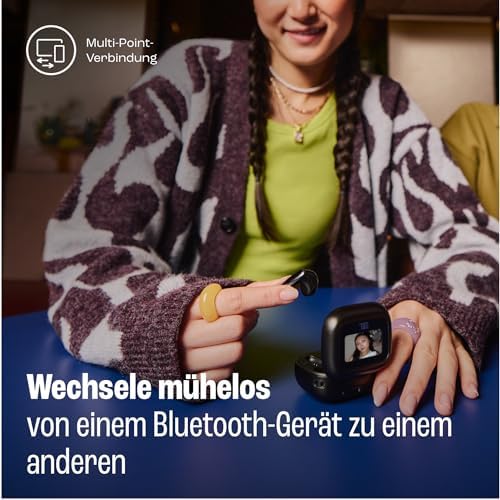 Live Flex 3, Wireless Earbud-Kopfhörer mit Bluetooth, 50 Stunden Akkulaufzeit, True Adaptive Noise Cancelling und hochauflösendem JBL Signature Sound, IP54 wasserfest, mit Ohrstöpseln, Schwarz