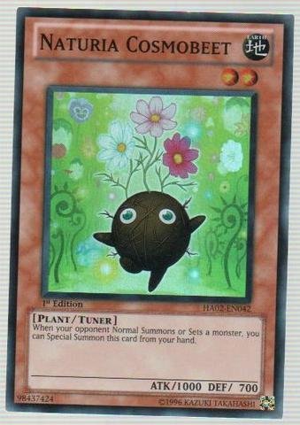 Yu-Gi-Oh! - Naturia Cosmobeet (HA02-EN042) - Hidden Arsenal 2 - 1st Edition - Super Rare