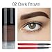 Red&Black Waterproof Eyebrow Tint Gel Kit, Long Lasting Brow Color Gel Mascara for Eyebrow Makeup,Flake-proof,Smudge-proof, 12ml Light Brown