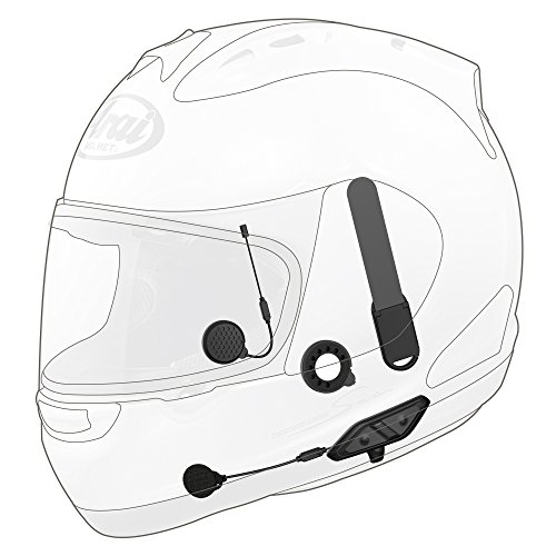 Sena 10U-AR-01 10U Motorcycle Bluetooth Communication System with Handlebar Remote for Arai Full-Face Helmet