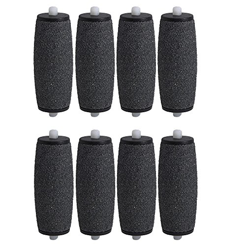 8-pack Premium Pedi Refill Rollers For Pedi Electronic Pedicure Foot File Refills, 8-count, Professional Grade, Compatible Roller Heads