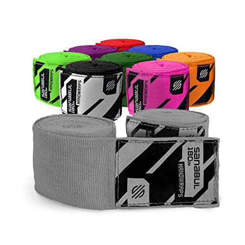 Sanabul Elastic Professional 180 inch Handwraps for Boxing Kickboxing