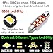 Shangyuan 578 led bulb, 212-2 led bulb, 211-2 led bulb, 42MM (1.72'') Festoon LED Light Bulbs for Interior Lights Dome Lights Door Light` 750 Lumens Extremely Bright White DC 12v (Pack of 2)