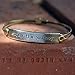 Sweet Romance Enjoy The Journey Inspirational Message Bar Bangle Bracelet - Graduation Gift