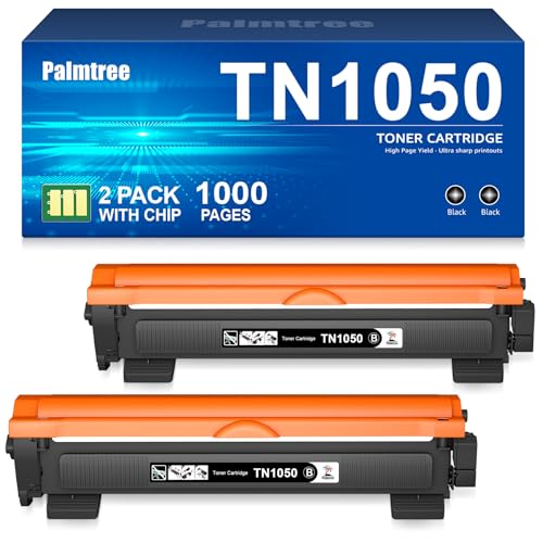 Palmtree TN1050 Toner Compatible for TN-1050 Toner Brother DCP1612W for Brother MFC1910W HL-1110 HL-1210W HL-1212W MFC-1810 DCP-1512