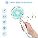 VersionTECH. Handheld Fan, Small Portable Personal Mini Desk Table Folding Fan with USB Rechargeable Battery Operated Electric Fan for Office Outdoor Sport Household Traveling Camping (white)