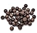 Souarts Coffee Ball Shape Wood Wooden Loose Beads for DIY Jewelry Making 10mm Pack of 200pcs