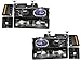 HEADLIGHTSDEPOT Halogen Black Headlights Compatible with Chevy Truck Blazer Suburban C/K 1500 2500 3500 Tahoe Includes Left and Right Side Headlamps 8-Piece Set w/Corners and Park Lights w/Halo Ring