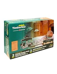 Timberline trs-230 Shaker Raised Panel 1 2 Vástago Puerta Making Router Bit Set con Back Cutter, 3-Piece