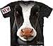 Mountain Black Cow Face Adult T-shirt