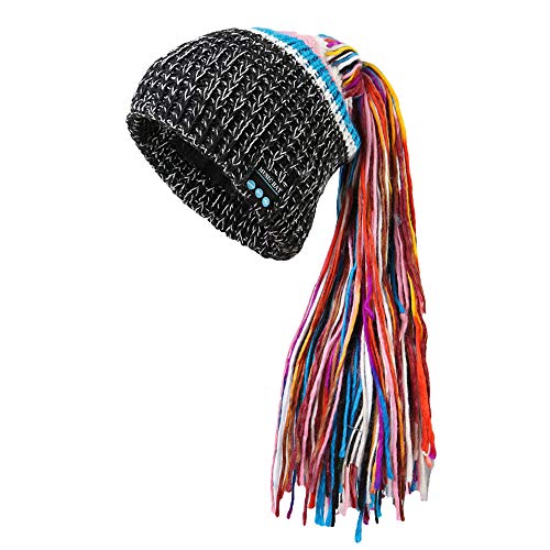 Most Wished! Teresamoon Winter Hat Wireless Bluetooth 4.2 Smart Cap Headphone Headset Speaker Mic - Thumbnail 6