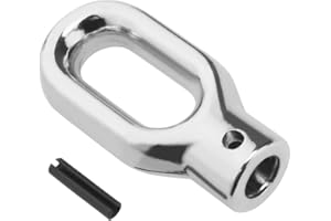 YINETTECH 1PC Awning Ring Hook Awning Lift Machine Ring Awning Lift Crank Hook Awning Worm Gear 62x31.4x10mm Thread M10