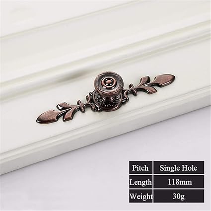 WanJiaMen'Shop Antike Schwarze Türgriffe Möbelknöpfe und -Griffe für