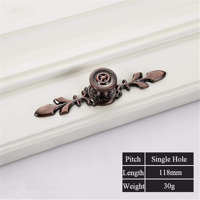 WanJiaMen'Shop Antike Schwarze Türgriffe Möbelknöpfe und -Griffe für