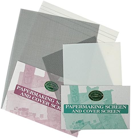 Medium Size Papermaking Screen, 6-1/4 x 9-1/4 Inch,White