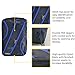 Mooxury 3 Set Packing Cubes Travel Luggage Organizers Mesh Bags with Laundry Bag - Black