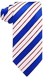 USA Necktie Mens Woven Blue Tie by Scott Allan Collection