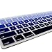 Allinside Ombre Blue Keyboard Cover for iMac Wired USB Keyboard A1243 MB110LL/B