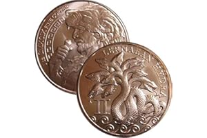 Jig Pro Shop 12 Labors of Hercules Series 1 oz .999 Pure Copper Medallion