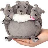 Squishable - Snugglemi Snackers Cerberus - Spooky Collection - 6 in - Soft Toy Collectible Stuffed Animal - Beans
