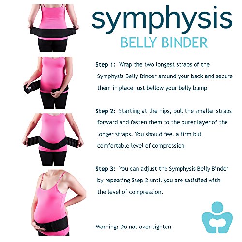 Symphysis Maternity Abdominal Binder, Belly Band for Low Back Support