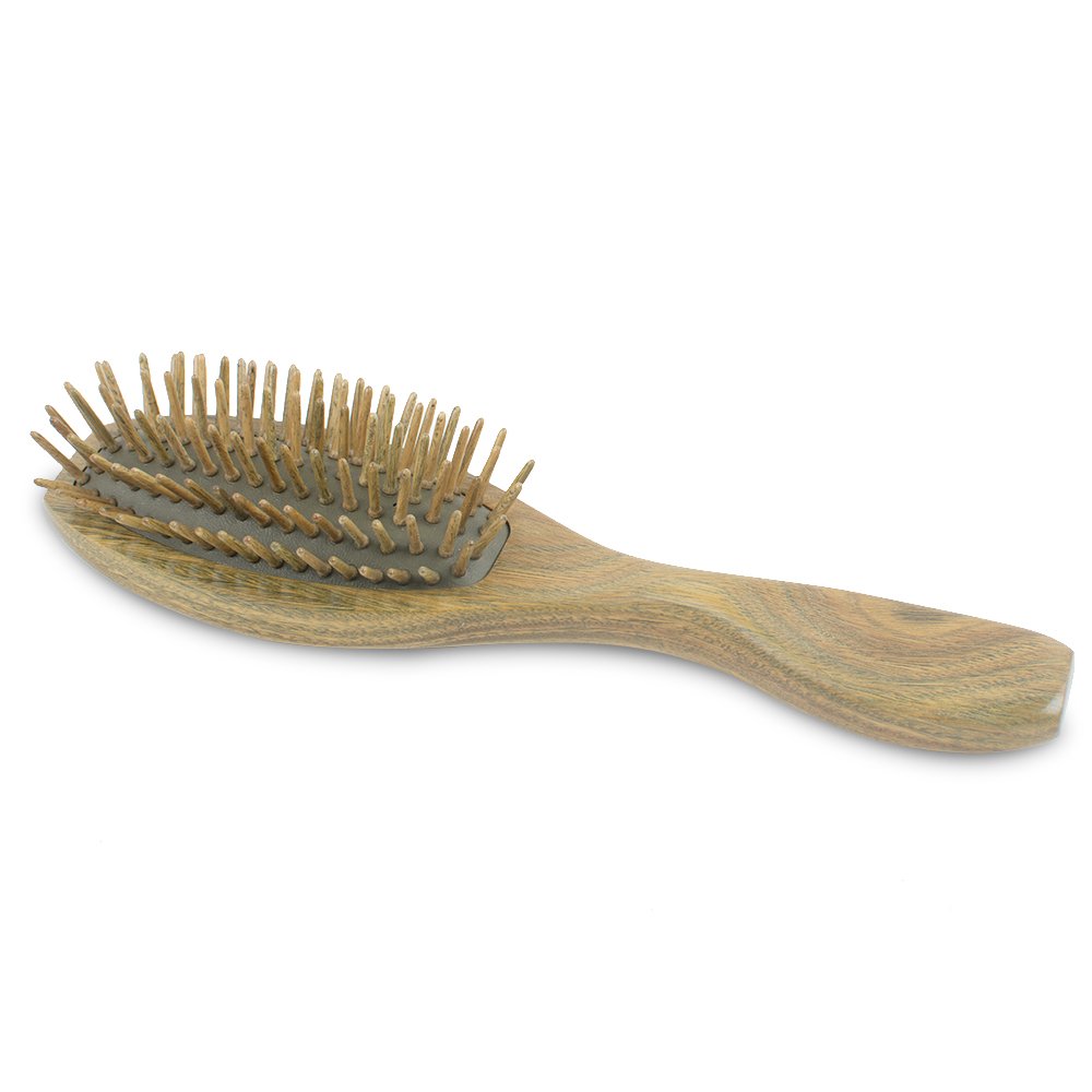 Carejoy Detangling Airbag Hair Comb Antistatic Hairbrush Natural Green Sandalwood Brushes for All Hair Styles Anti-Static Health Care Massage Head Gifts