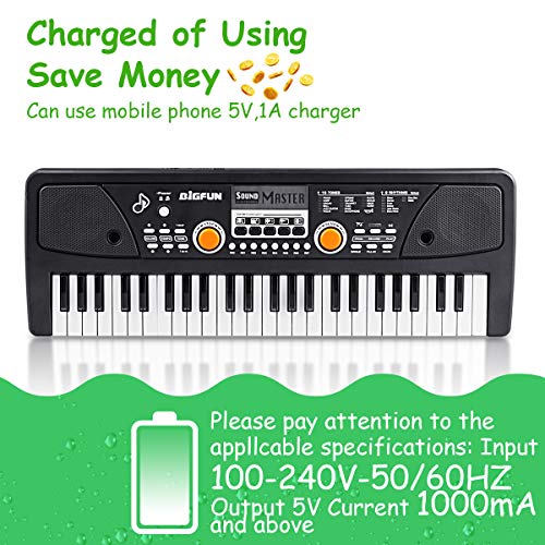 1 RenFox+Keyboard+Portable+Electronic+Microphone