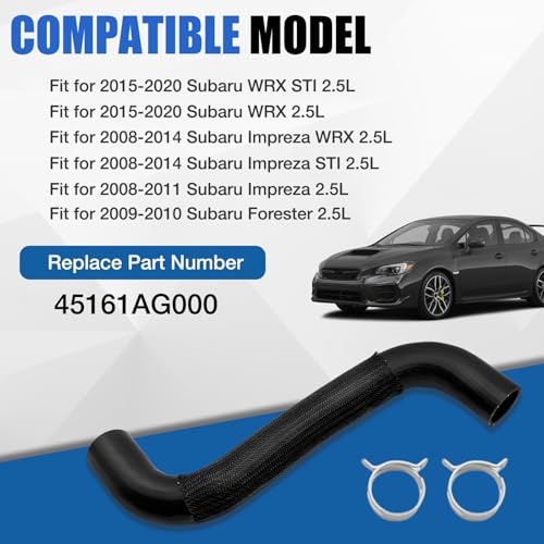 Upper Coolant Radiator Hose 45161AG000 Fit for Subaru Forester 2009-2010, Impreza 2008-2011, photo 8