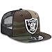 New Era Oakland Raiders Trucker 9FIFTY Snapback Adjustable Hat Woodland Camo/Black