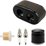 Harbot 127-9252 Air Filter + 120-4276 Oil Filter Maintenance Kit for Toro 74657 74661 74667 74675 74676 74680 74723 74726 74731 74741 74760 74771 74775 74777 TimeCutter V-Twin Engine Riding Mower