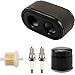 Harbot 127-9252 Air Filter + 120-4276 Oil Filter Maintenance Kit for Toro 74657 74661 74667 74675 74676 74680 74723 74726 74731 74741 74760 74771 74775 74777 TimeCutter V-Twin Engine Riding Mower