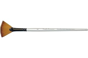 PRINCETON ARTIST BRUSH CO 255047004 SIMPLY SIMMONS SYNTHETIC SHORT HANDLE FAN 4