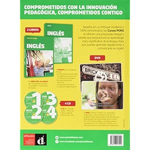 Curso Pons Ingles A1 + A2+ 4CD (Audio MP3)+DVD 2014 (Spanish Edition)