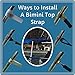 EZ-Xtend Premium Pontoon Boat Accessories Adjustable Bimini Top Strap with Double Snap Hook Stainless Steel Boat Bimini Top Hardware, Pontoon Canopy Replacement Straps (Package of 1, Black 36