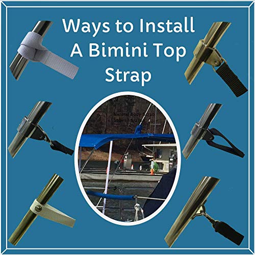 EZXtend Premium Double Pontoon Boat Canopy and Bimini Top Strap with