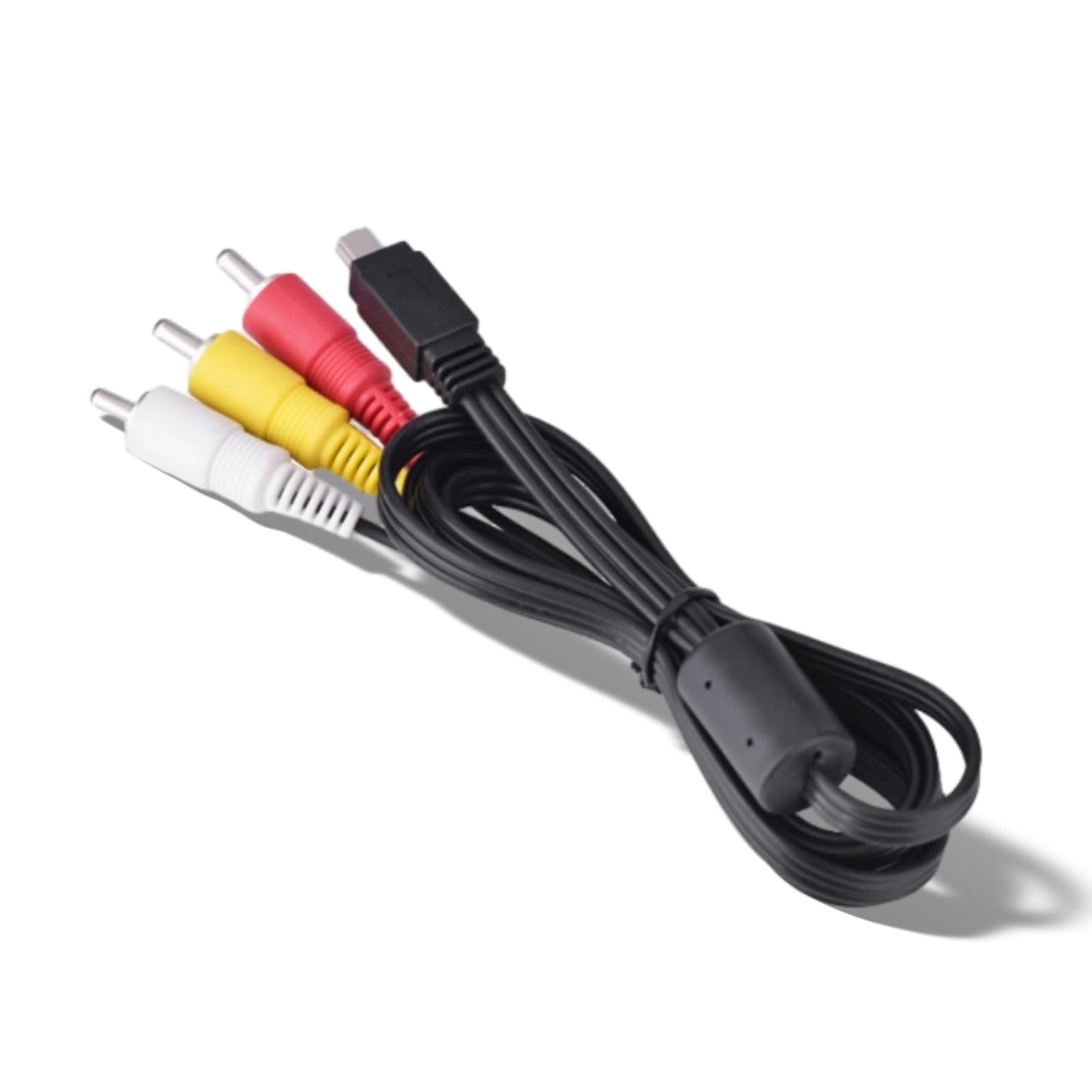 EIMSOAH AV Cable Mini USB to 3 Replacement Cable, Camera Cable, for Camera to TV, 1.2M, for IXUS 990 IS 980 IS 970 IS, with Plug and Play Function