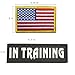 GrayCell Military Morale Service Dog Patches for Pet Tactical K9 Service Harness Vest Pack of 4 (3)