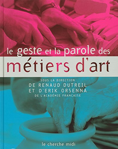 Le  geste et la parole des métiers d'art