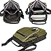 Vanlison Vertical Messenger Bag, Crossbody Bag, Shoulder Bag Work Satchel for Tablets Green