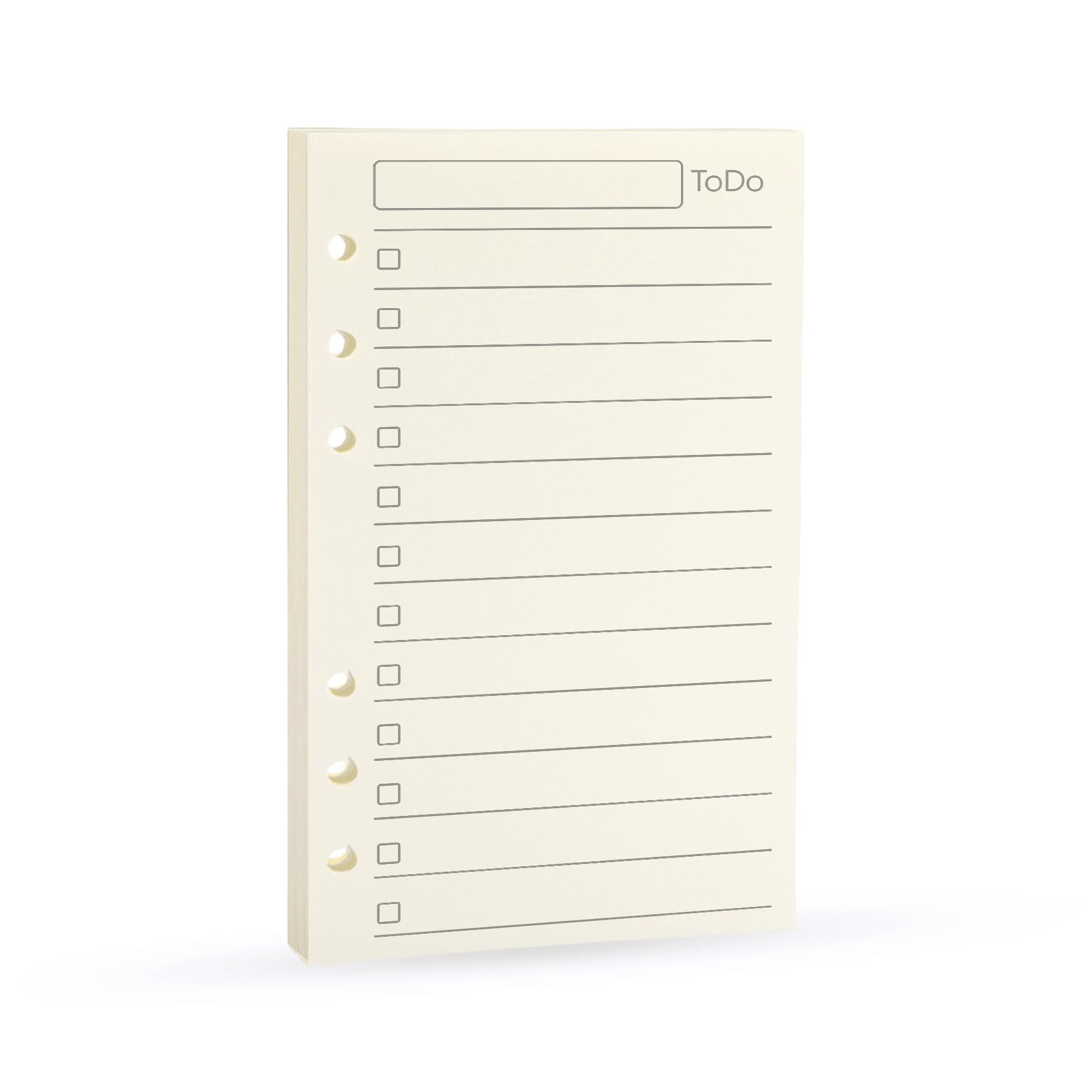 Harphia A5 A6 Loose Leaf Notebook Refill Spiral Binder Planner Inner Page Inside Paper Dairy Weekly Monthly Plan To do Line Dot grid (To Do List, A6-17x9.4cm)