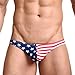 Men's USA American Flag Thong G-String Sexy Underwear