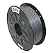 CCTREE PLA Plus (PLA+) Filament 1.75mm, 3D Printer PLA PRO Professional Filament 1kg, Toughness&High Rigidity, Accuracy +/- 0.03mm, 3D Printing PLA Filament for Most FDM 3D Printers(Silver)