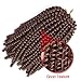 Spring Twist Hair 8 Inch Spring Twist Crochet Hair 6 Packs Spring Twist Braiding Hair For Butterfly Locs Soft Locs Low Temperature Synthetic Fiber Fluffy Hair Extensions (8 Inch,30#)