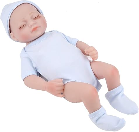 Amazon シリコーン人形 無毒のシリコーン赤ちゃん人形 男の子のための柔らかいお風呂のおもちゃ Blue 赤ちゃん 幼児のおもちゃ おもちゃ