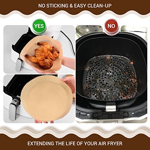 Air Fryer Liners,100 Pcs Paper For Air Fryer,Air Fryer Disposable