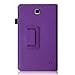 Fintie Samsung Galaxy Tab 4 7.0 Folio Case - Slim Fit Premium Vegan Leather Cover for Samsung Tab 4 7-Inch Tablet, Violet