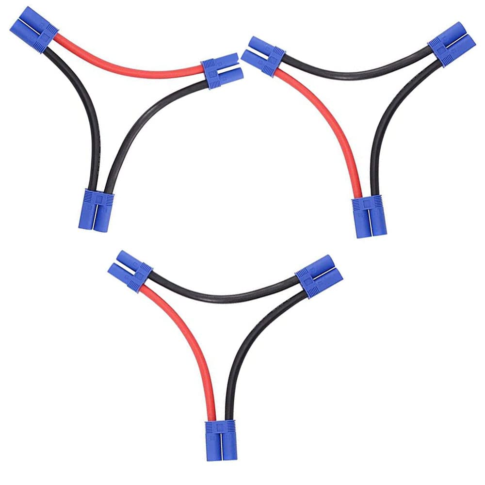 Rflaueo 4pcs XT60 To XT90 Connector Adapters (No Wire)